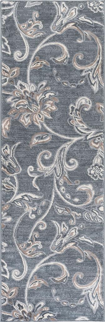 Tayse Madison Garland MDN3541 Dark Gray Runner Area Rug