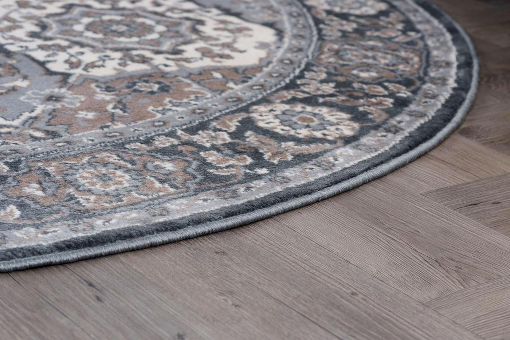 Tayse Madison Newcomb MDN3609 Gray Area Rug Corner 2