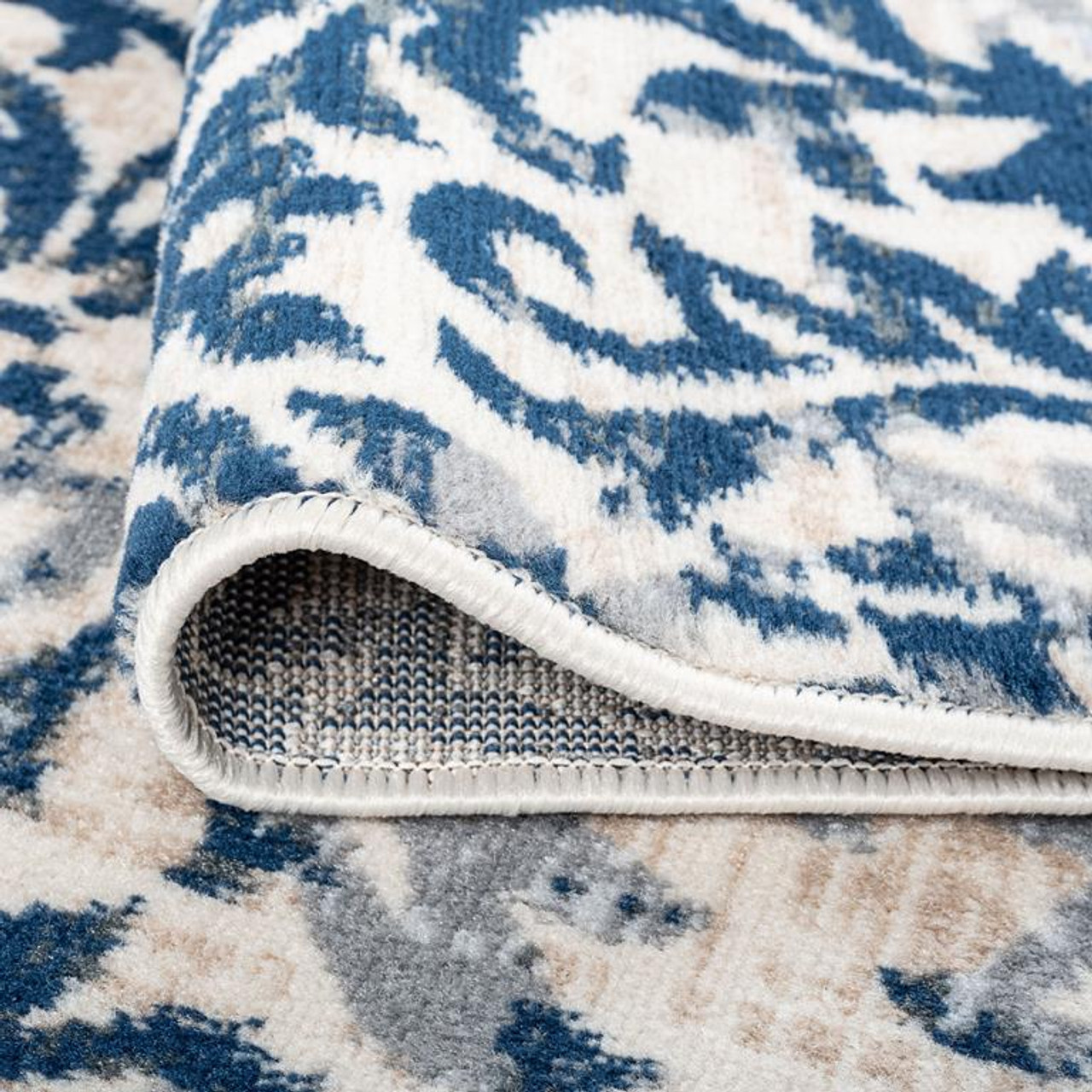 Tayse Madison Taryn MDN4517 Cream Area Rug Back