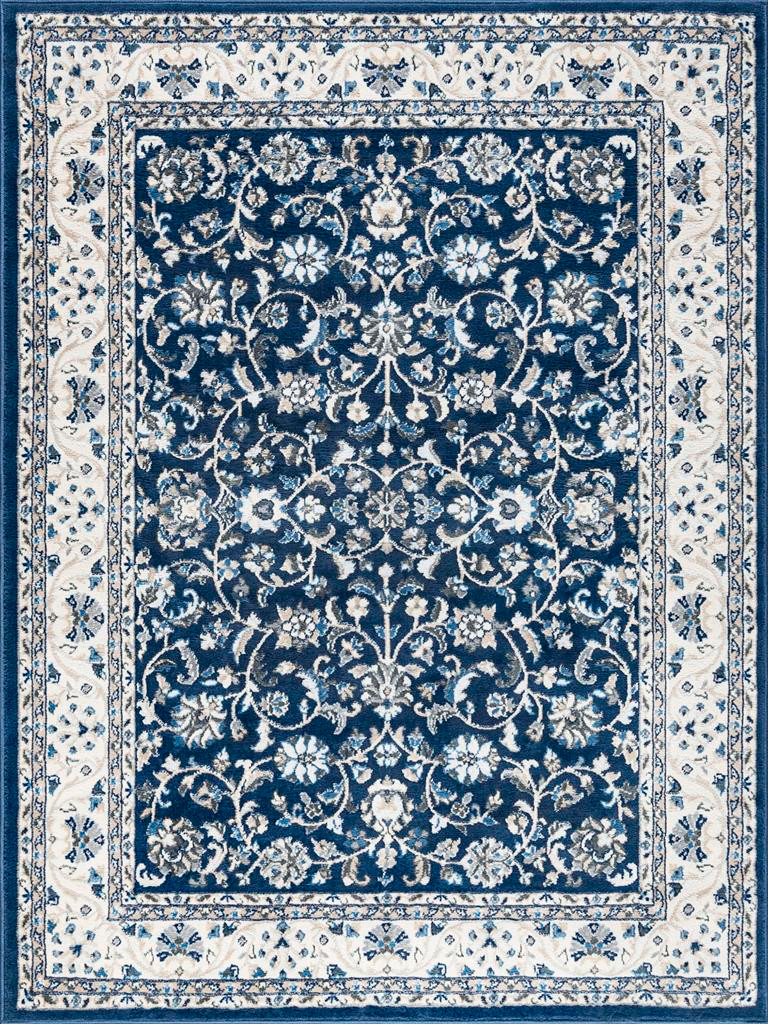 Tayse Madison Tessie MDN4607 Dark Blue Area Rug - Carpetmart.com