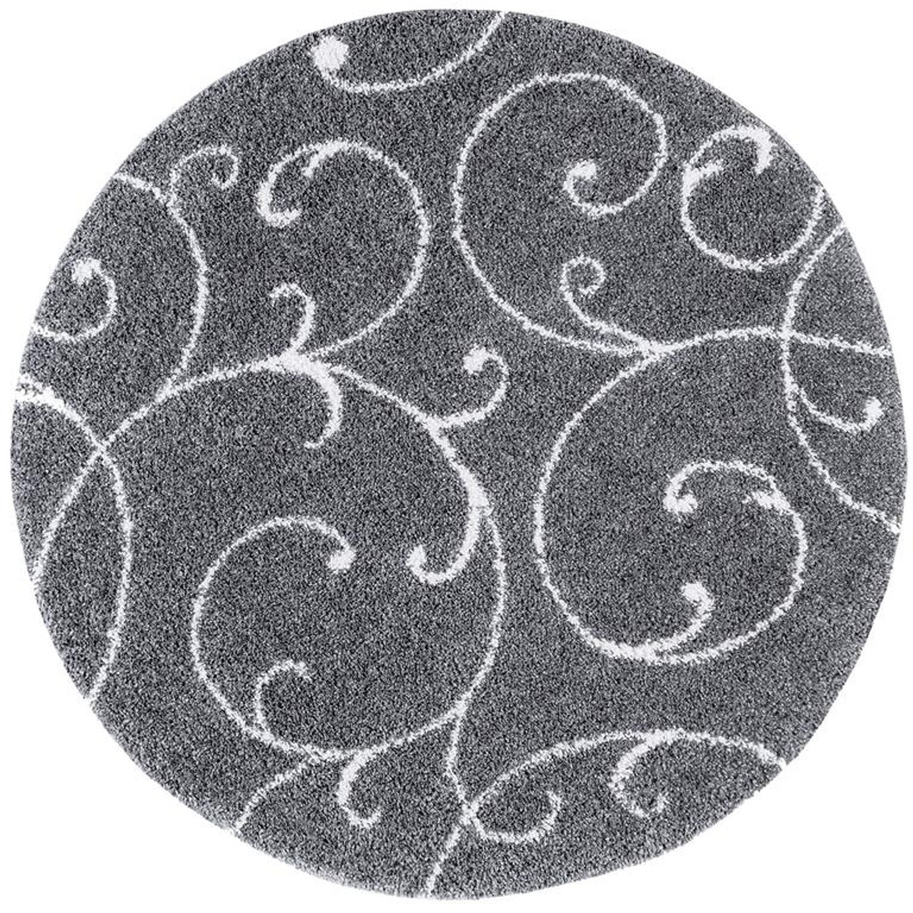 Tayse Soho Shag Benji SOH1101 Gray Area Rug - Carpetmart.com - Carpet Mart