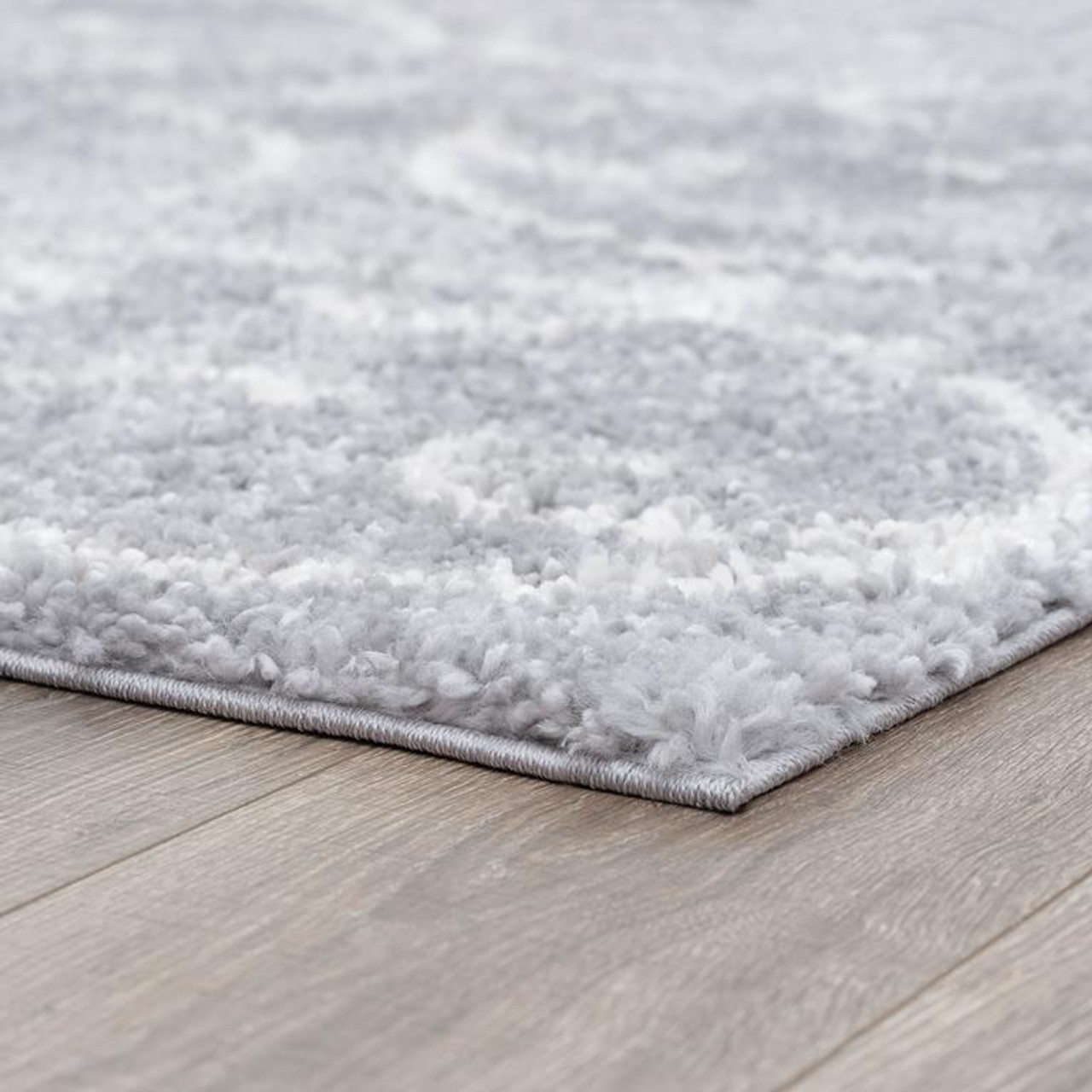 Tayse Soho Shag Benji SOH1101 Gray Area Rug - Carpetmart.com - Carpet Mart