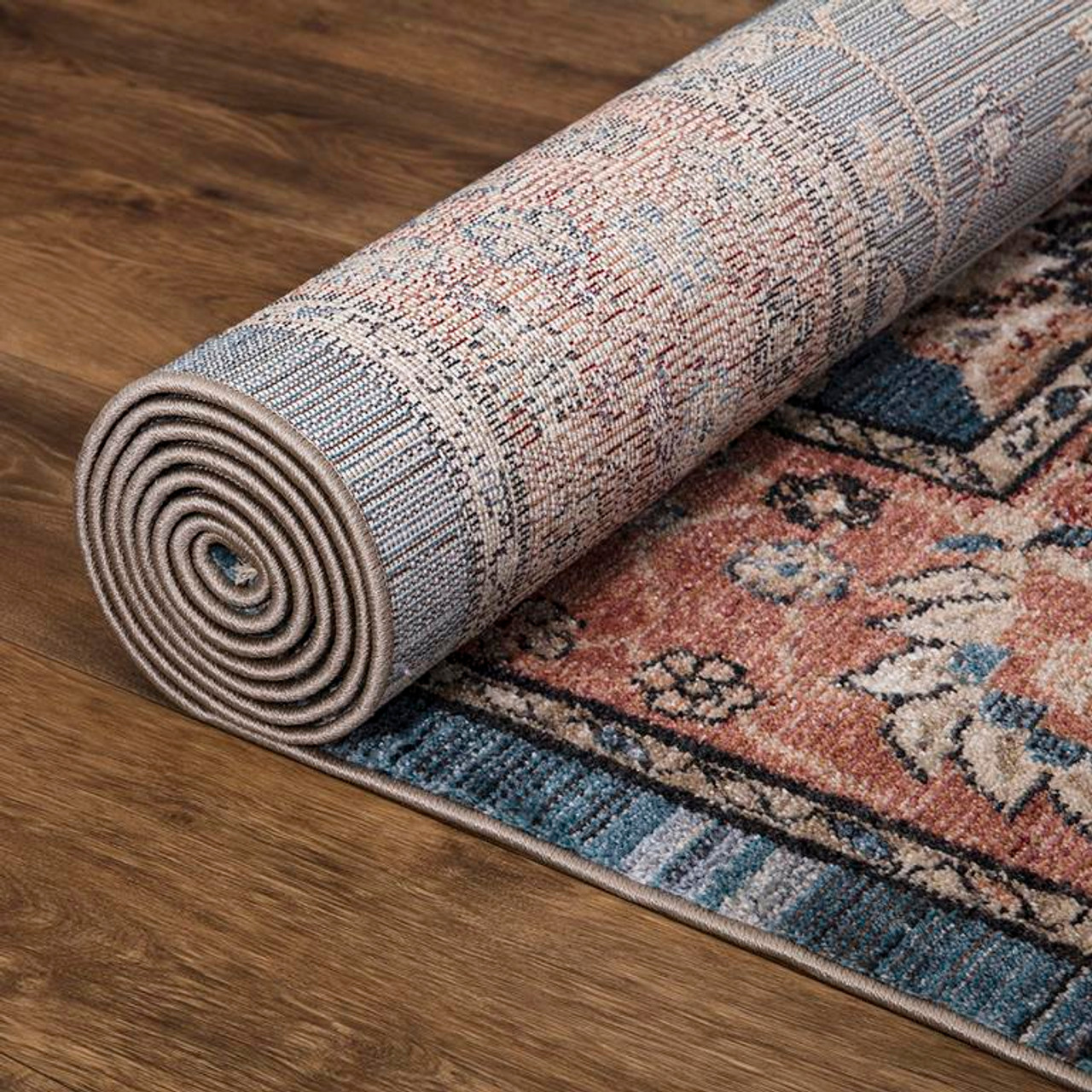 Concord Global Trading Pandora 8036 Alexander Blue Area Rug Backing