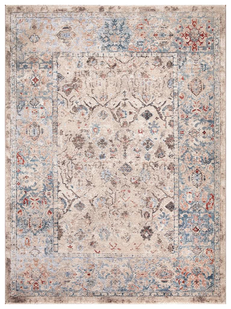 Concord Global Trading Pandora 8102 Kashmir Ivory Area Rug