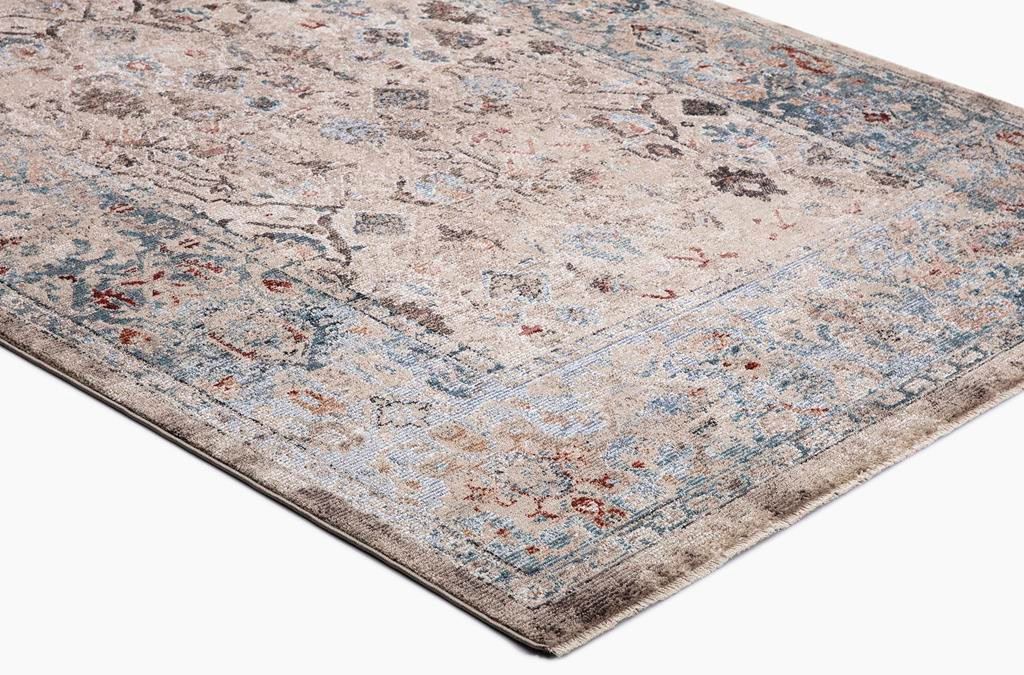 Concord Global Trading Pandora 8102 Kashmir Ivory Area Rug