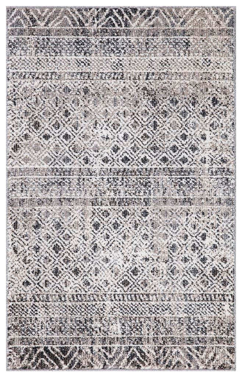 Concord Global Trading Vintage 7206 Piazza Gray Scatter Area Rug