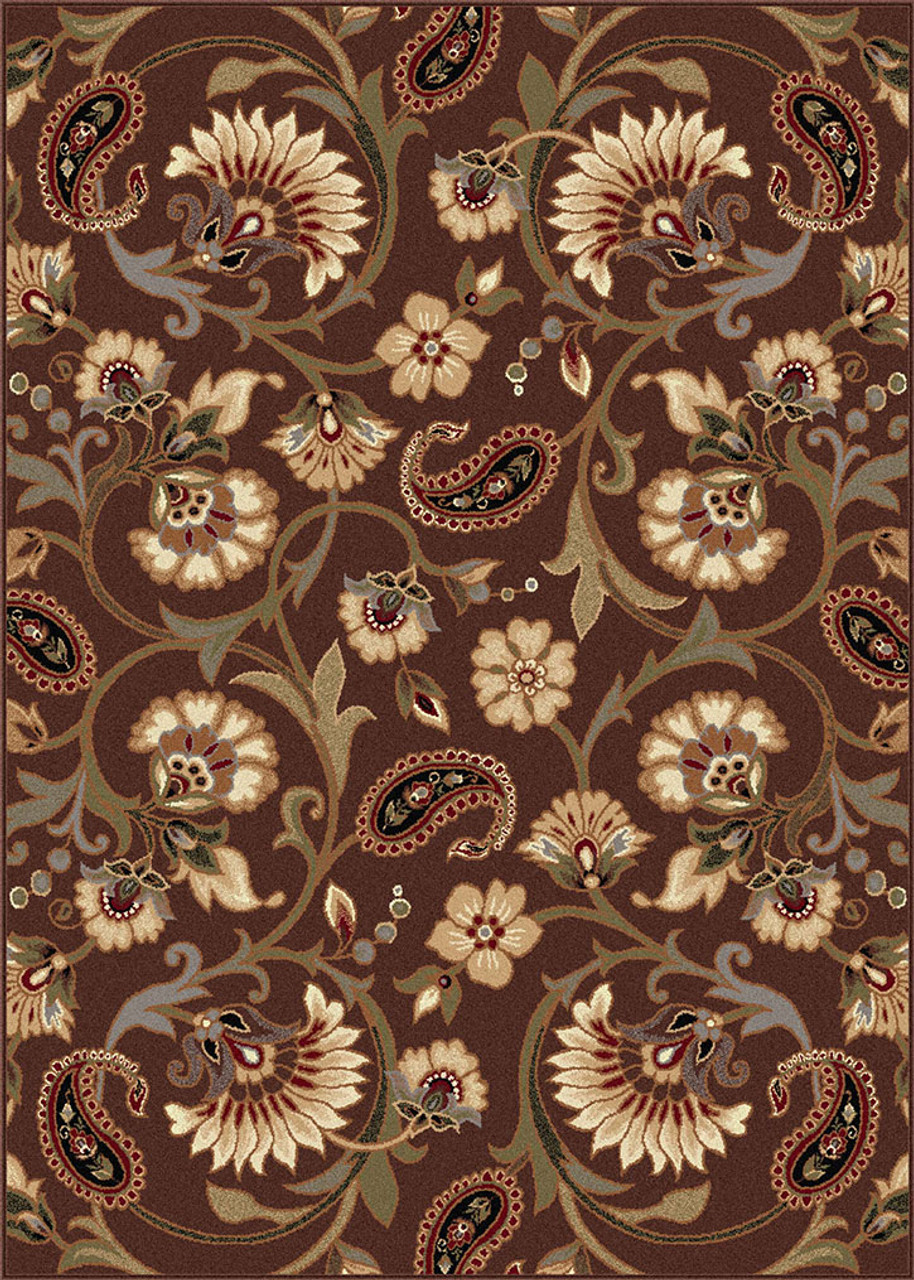 Tayse Elegance 5328 Brown Area Rug