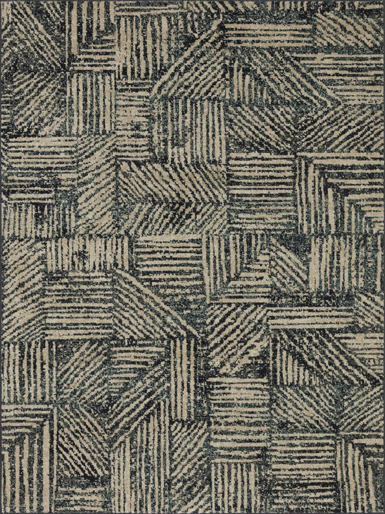 Loloi II Bowery BOW-01 Midnight Taupe Area Rug