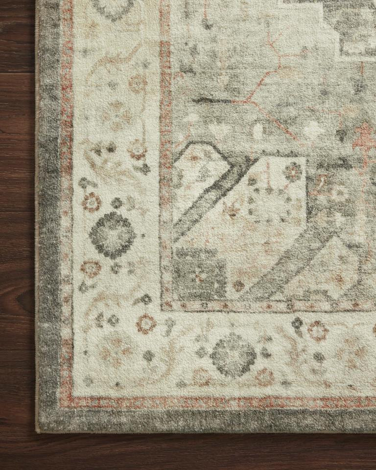 Loloi II Rosette ROS09 Slate Ivory Area Rug