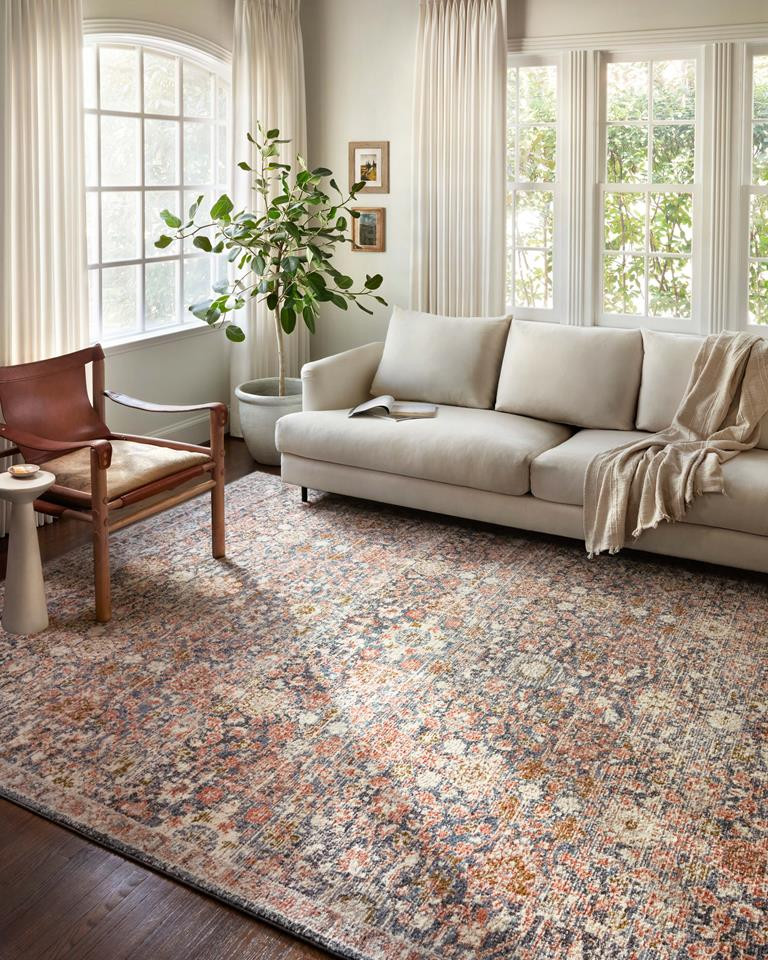 Loloi II Saban SAB-03 Navy Rust Area Rug - Carpetmart.com - Carpet