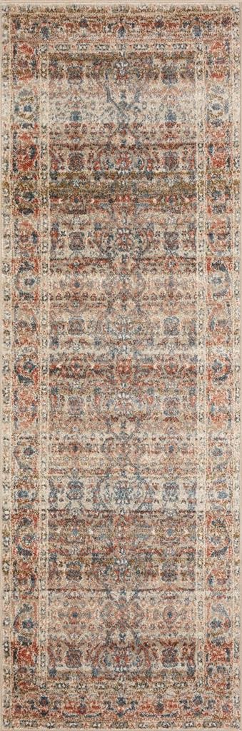Loloi II Saban SAB-05 Sand Rust Runner Area Rug