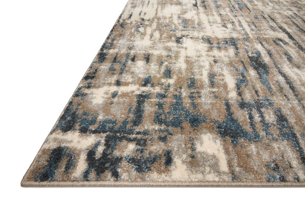 Loloi II Spirit SPI-02 Stone Blue Area Rug Angle