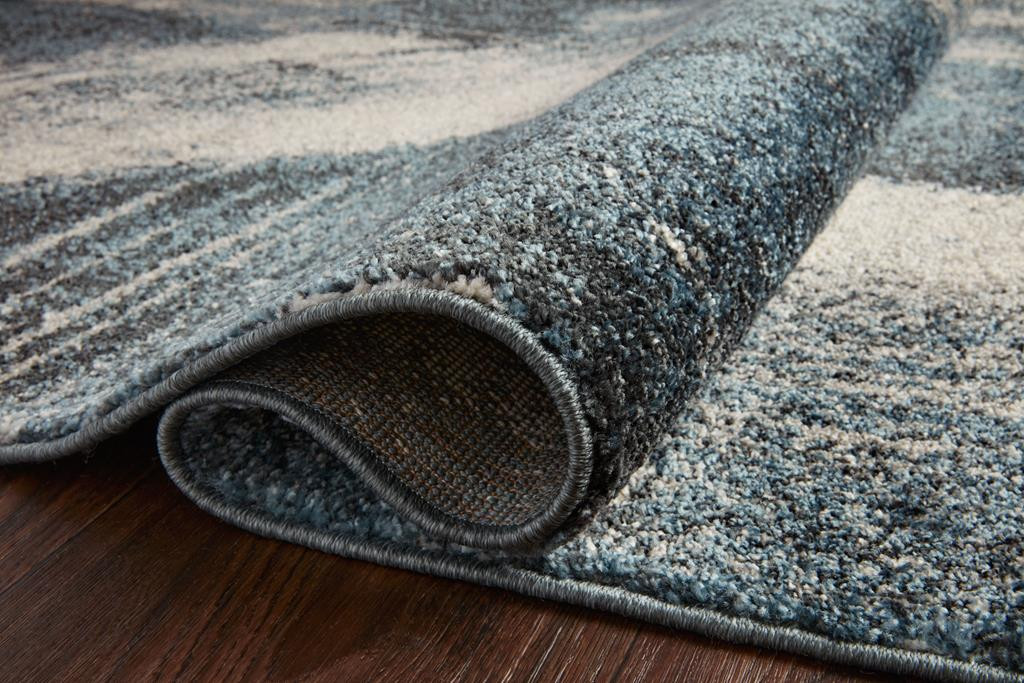 Loloi II Spirit SPI-04 Indigo Ivory Area Rug Pile