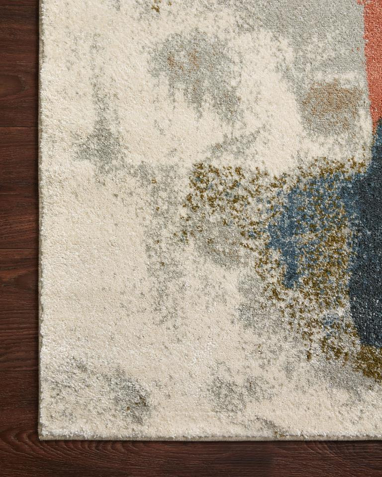 Loloi II Spirit SPI-05 Stone Multi Area Rug Corner