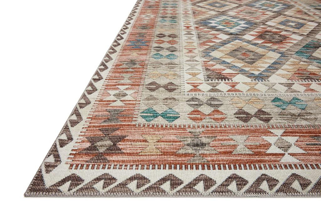 Loloi II Zion ZIO-04 Ivory Multi Area Rug Angle