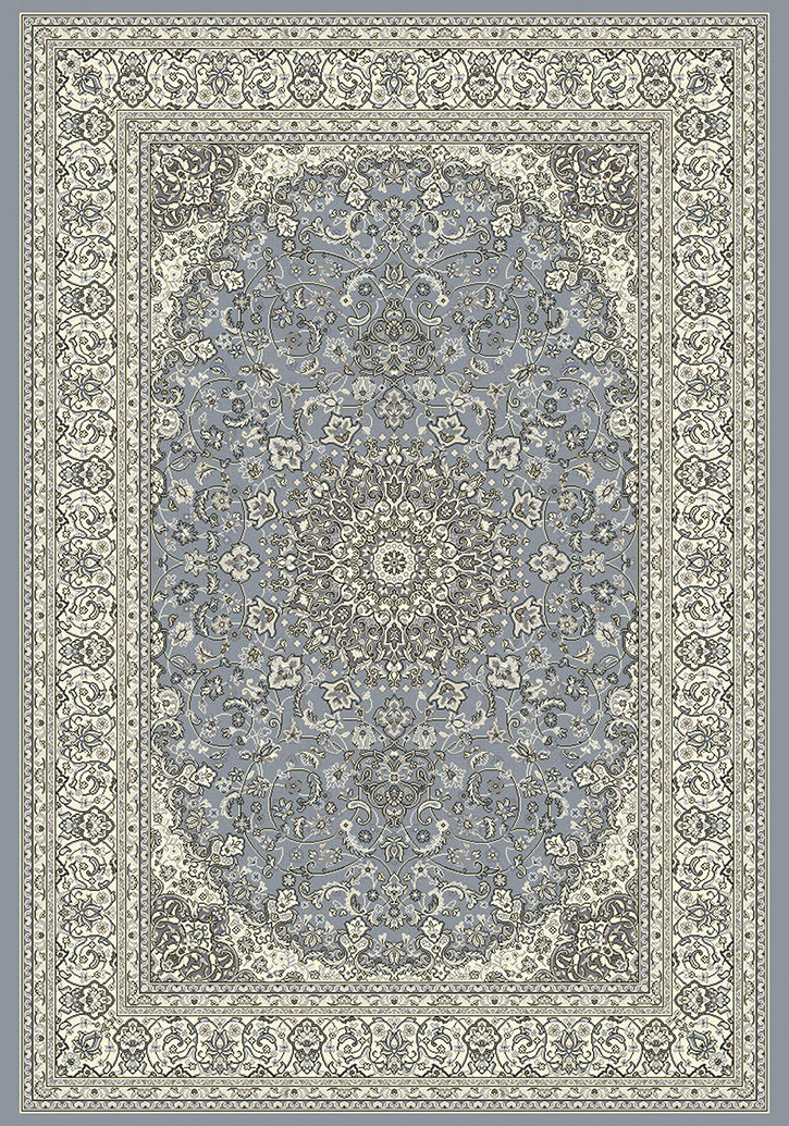 Ancient Garden 57119-4646 Steel Blue/Cream Area Rug by Dynamic