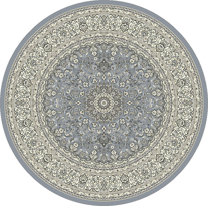 Ancient Garden 57119-4646 Steel Blue/Cream Area Rug by Dynamic