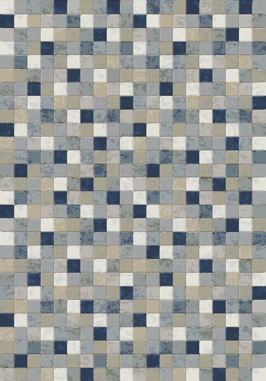 Dynamic Rugs Eclipse 63339-6121 Multi Blue Area Rug