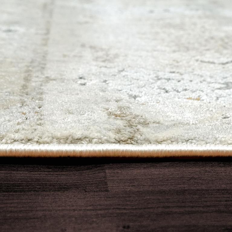 Dynamic Rugs Capella 7976-979 Grey Gold Multi Area Rug Pile Edge