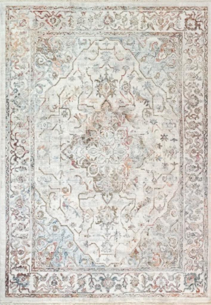 Dynamic Rugs Mood 8457-351 Red Blue Ivory Area Rug