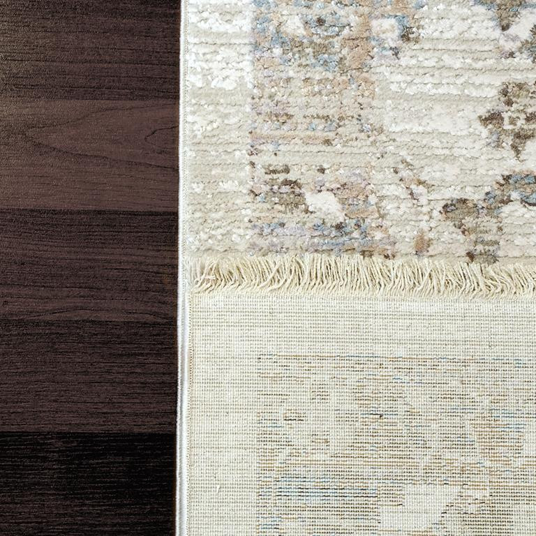 Dynamic Rugs Refine 4634-895 Cream Grey Blue Area Rug - Carpetmart