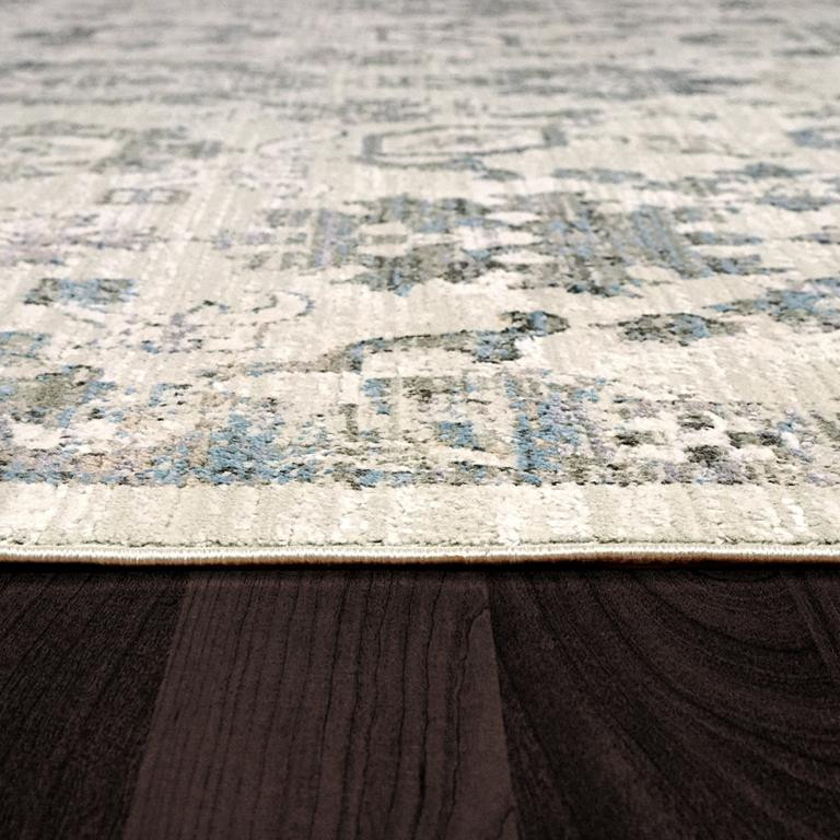Dynamic Rugs Refine 4634-895 Cream Grey Blue Area Rug - Carpetmart