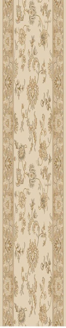 Dynamic Rugs Brilliant 7226-121 Ivory 2'9" Wide Hall and Stair Runner