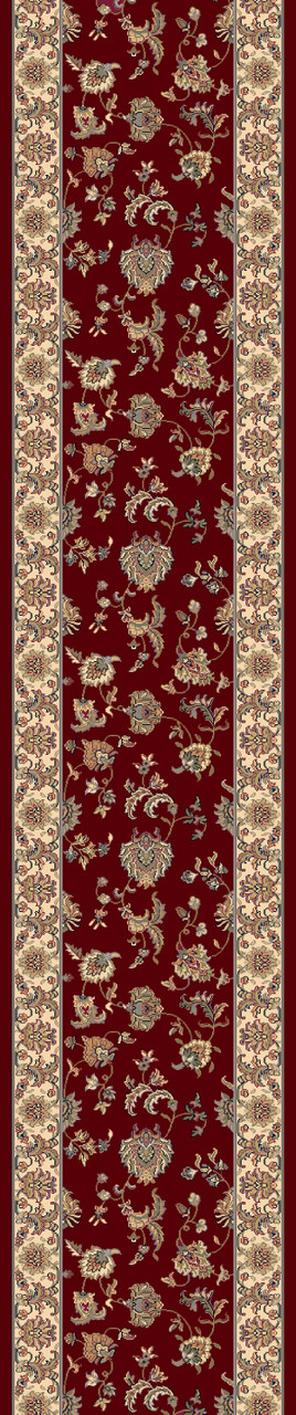 Dynamic Rugs Brilliant 7226-330 Red  2'9" Wide Hall and Stair Runner