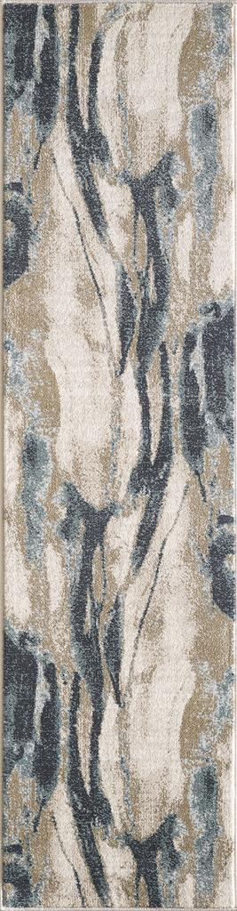 Kas Avalon 5618 Ivory Blue Wonder Runner Area Rug
