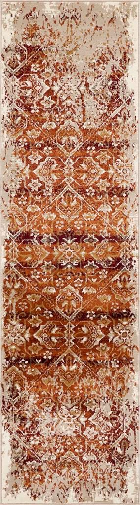 Kas Heritage 9373 Ivory Rust Anna Runner Area Rug