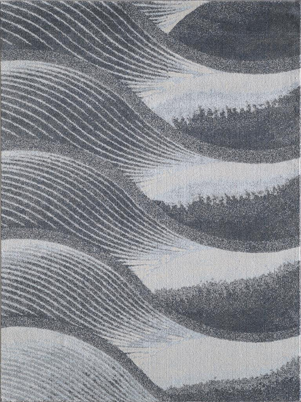 GRⅢx Kas Illusions 6223 Grey Blue Breeze Area Rug - Carpetmart