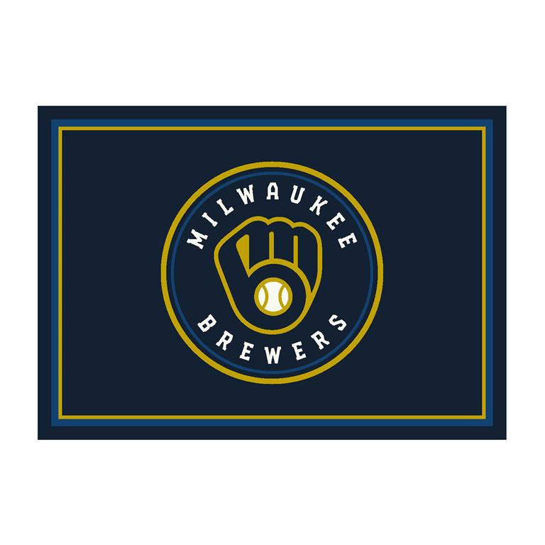 MLB Spirit Milwaukee Brewers Area Rug