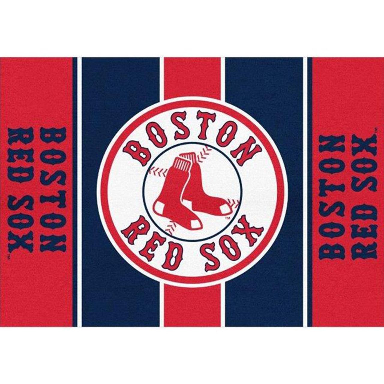 MLB Victory Boston Red Sox Area Rug - Carpetmart.com - Carpet Mart