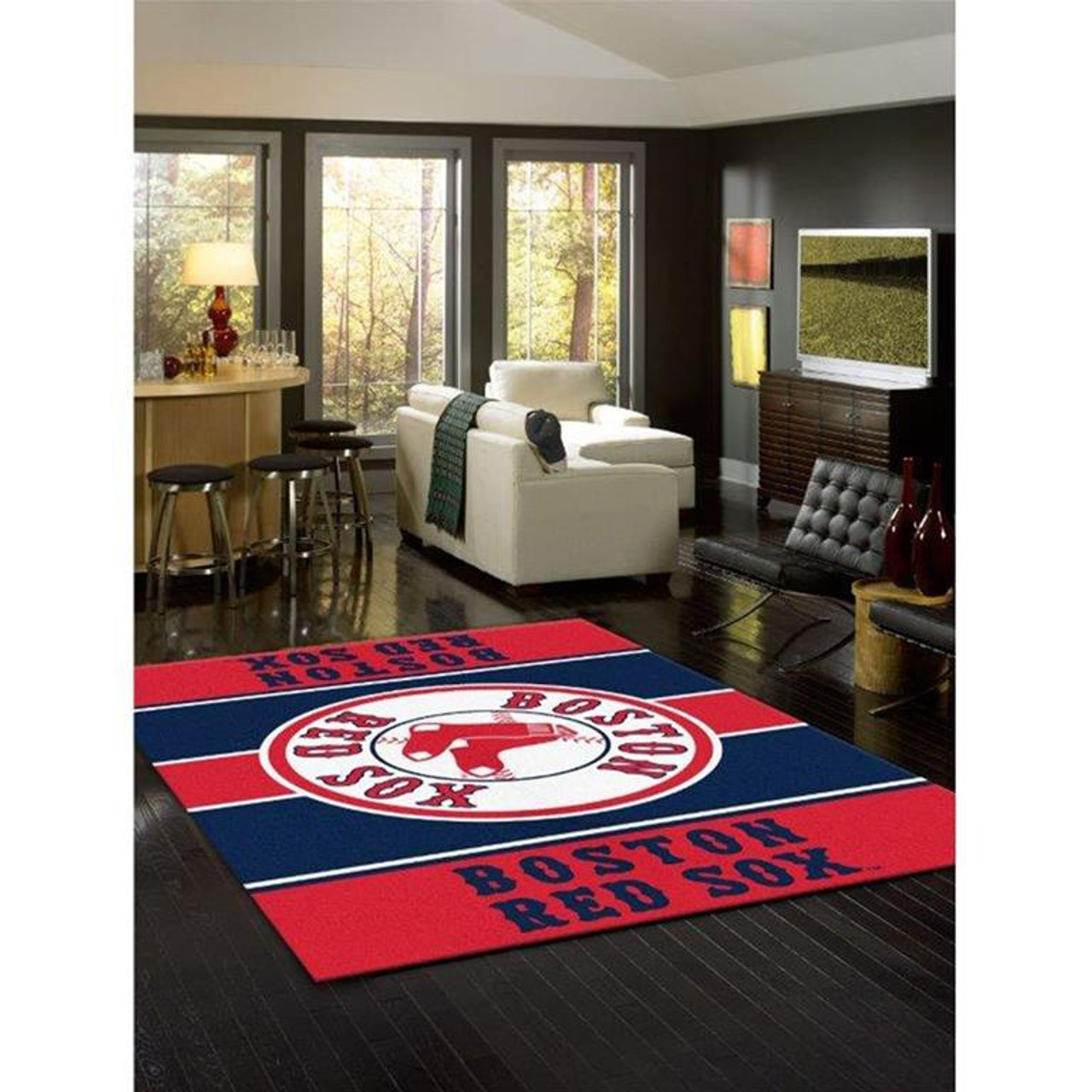 Boston Red Sox Imperial Champion Rug Area Rug For Christmas Living Room And  Bedroom Rug Family Gift Us Decor