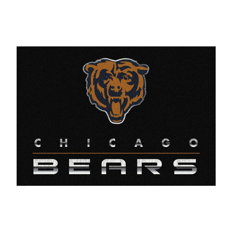 NFL Chrome Chicago Bears Area Rug