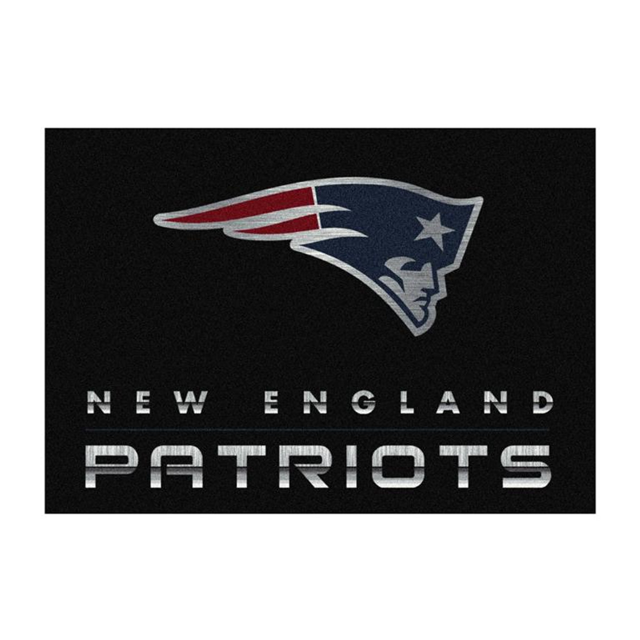 patriots black and white logo