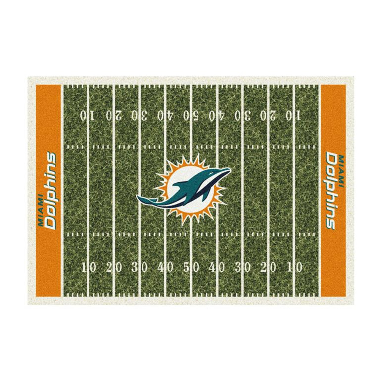 【T-ポイント5倍】 Home NFL Field Carpetmart.com - Rug Area Dolphins Miami ボール