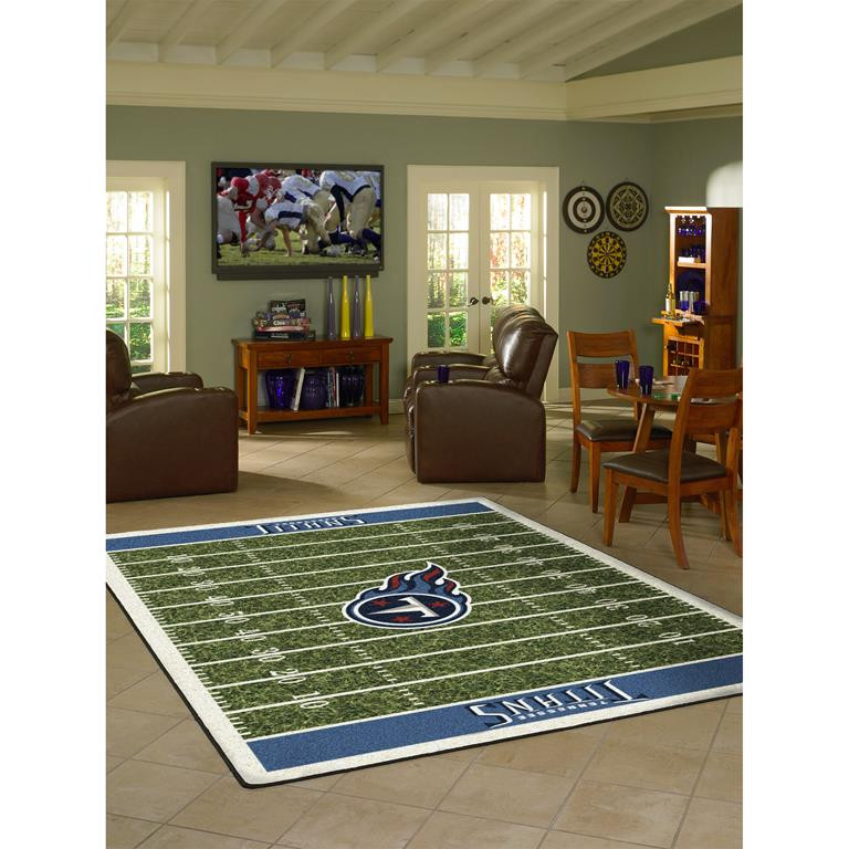 NFL タイタンズ ラグ USA製 The Northwest Company NFL Home Field Tennessee Titans Area Rug - Carpetmart.com - Carpet