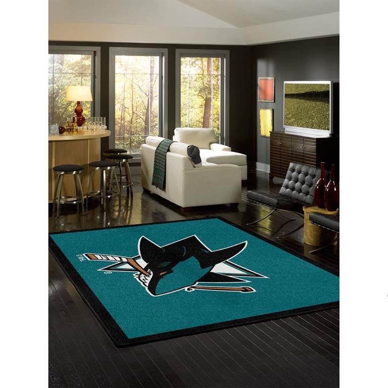 NHL Spirit San Jose Sharks Area Rug - Carpetmart.com - Carpet