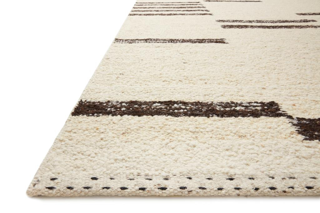 Loloi Roman ROM-01 Natural Bark Area Rug Angle