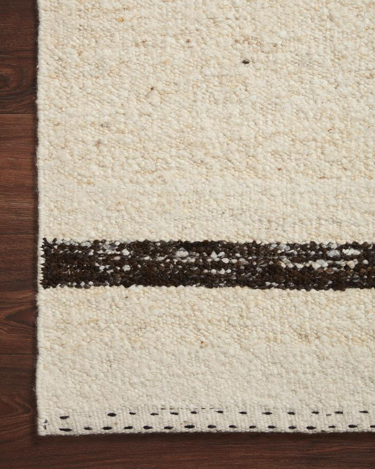 Loloi Roman ROM-01 Natural Bark Area Rug Corner