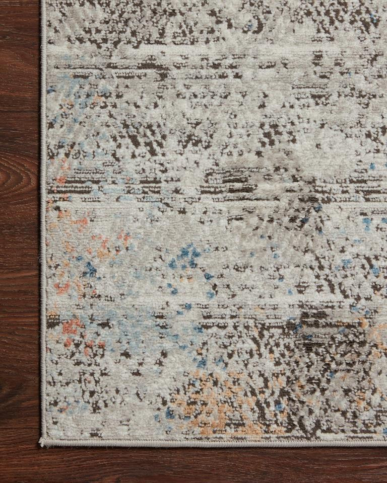 Loloi II Bianca BIA-04 Grey Multi Area Rug Corner