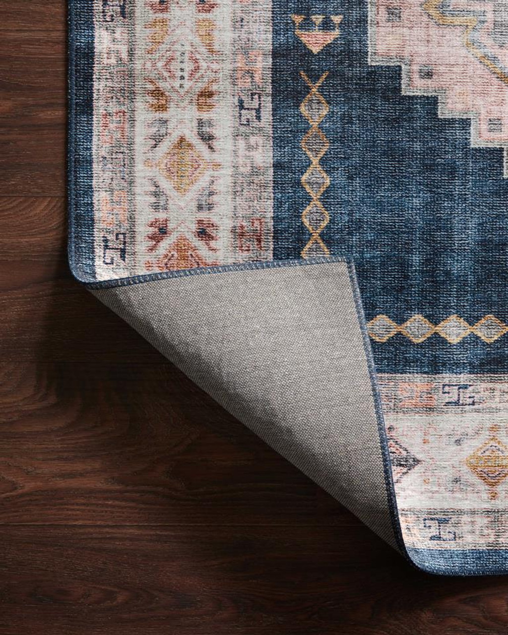 Vintage Overdye Patchwork Handwoven Transitional Rug | Landry & Arcari