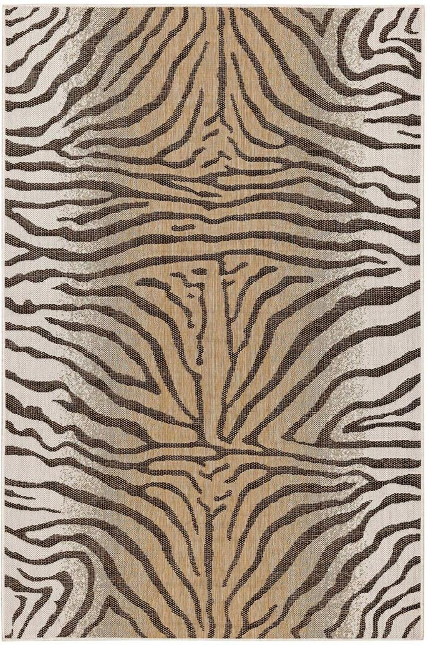 Liora Manne Carmel 8431-12 Zebra Sand Area Rug