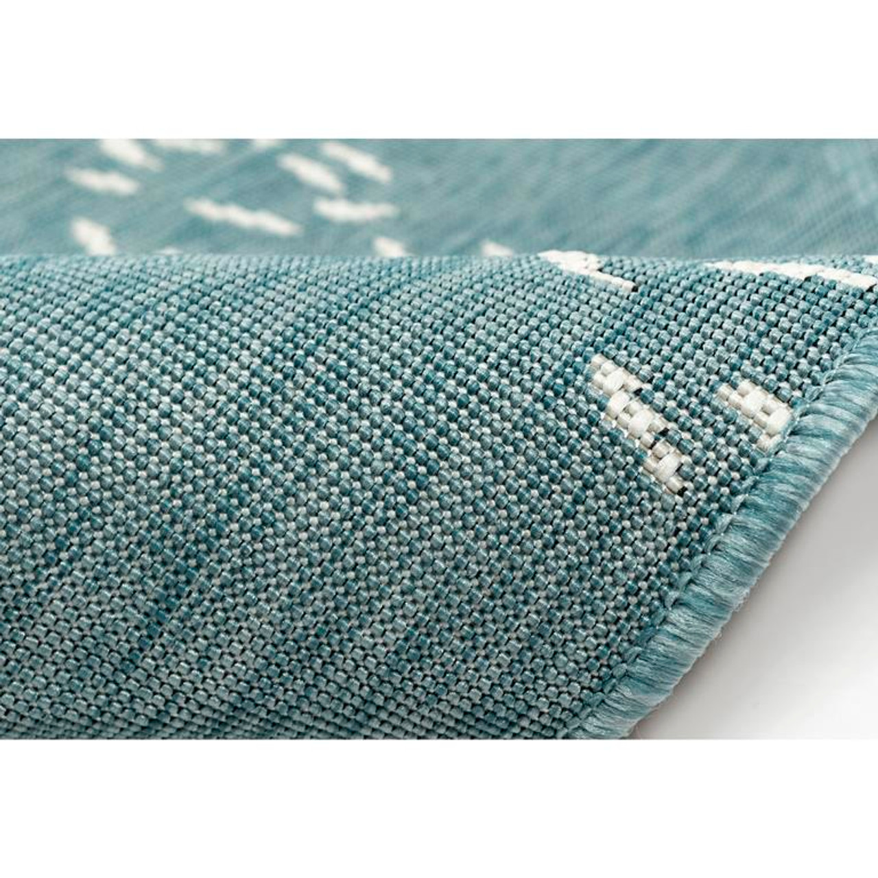 Liora Manne Carmel 8449-04 School Of Fish Aqua Area Rug Texture
