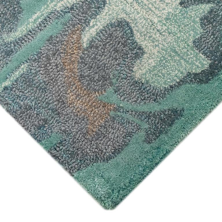 Liora Manne Corsica 9151-04 Storm Aqua Area Rug Corner
