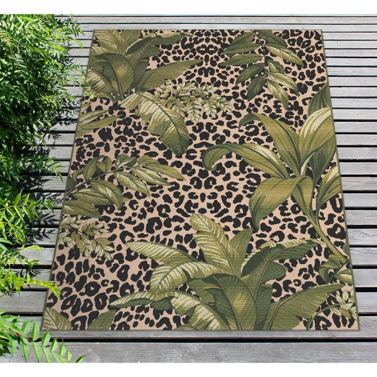 Liora Manne Marina 8056-06 Safari Green Area Rug - Carpetmart.com