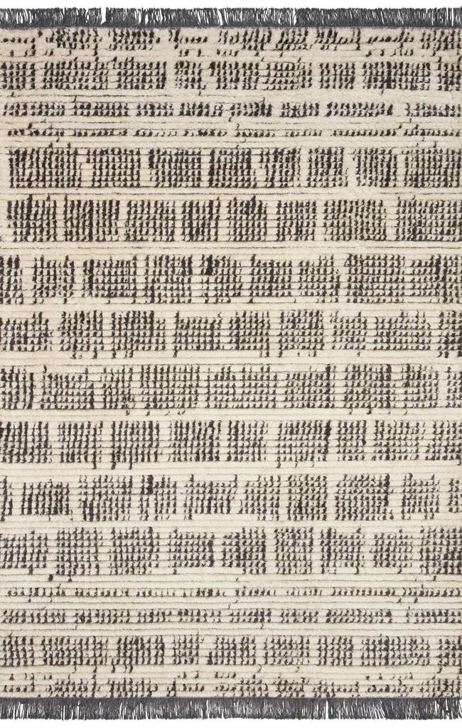 Alice ALI-02 Cream & Charcoal Area Rug - Carpet & Tile Mart