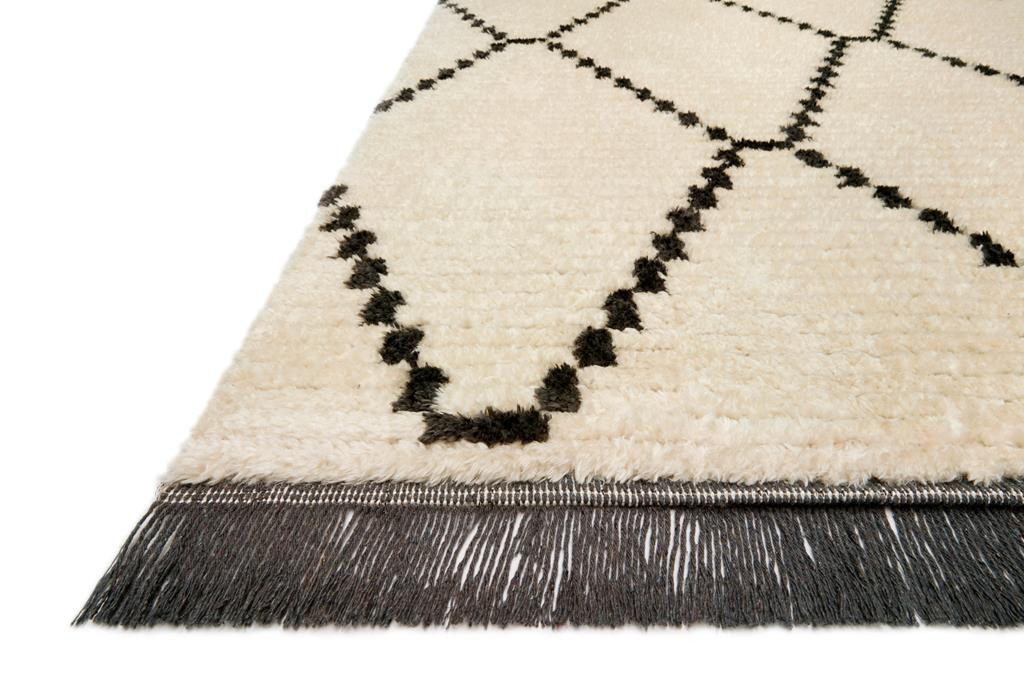 Alice ALI-04 Cream & Charcoal Area Rug - Carpet & Tile Mart