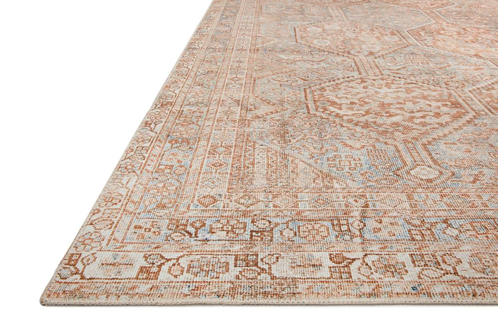 Jules JUL-04 Tangerine Mist Area Rug Angle